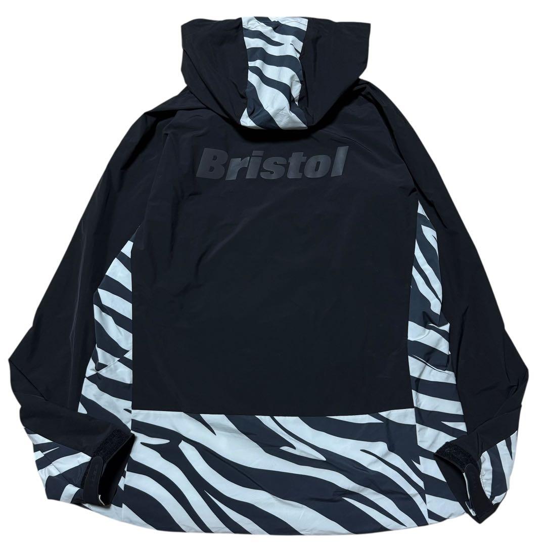 美品】FC.Real ブリストル ゼブラ柄 アノラックパーカー 黒 XL - メルカリ