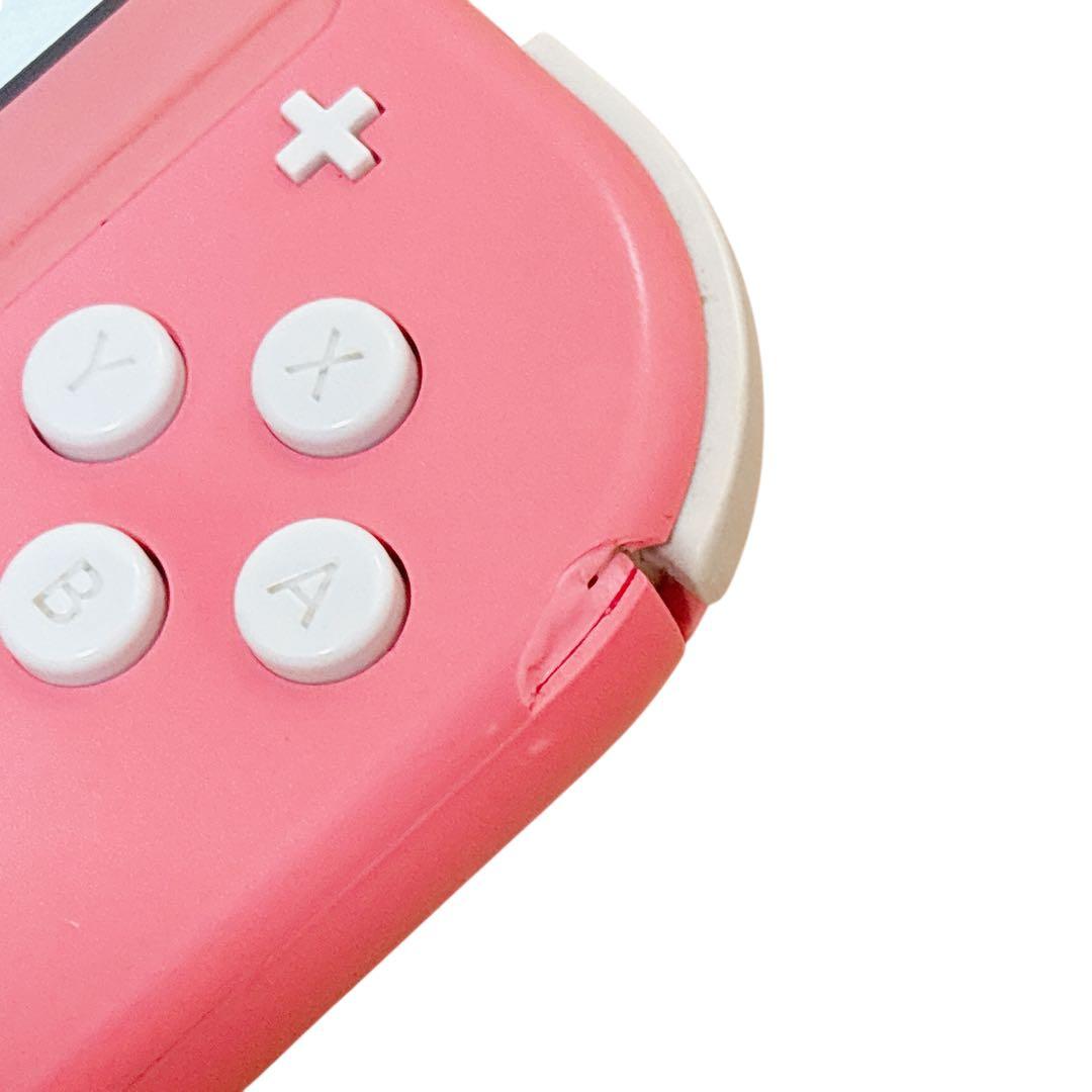 動作品 液晶美品 ニンテンドースイッチライト 本体 箱付き コーラル