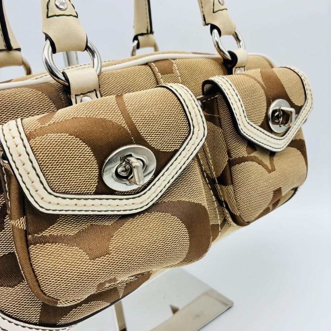 archive y2k コーチ ターンロック ミニボストン ハンドバッグ - メルカリ