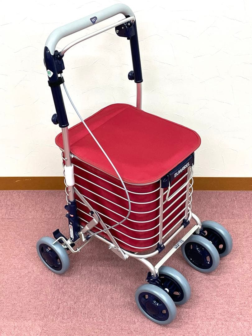 美品】ユーバ産業 スワレル ワイヤーカート シルバーカー - メルカリ