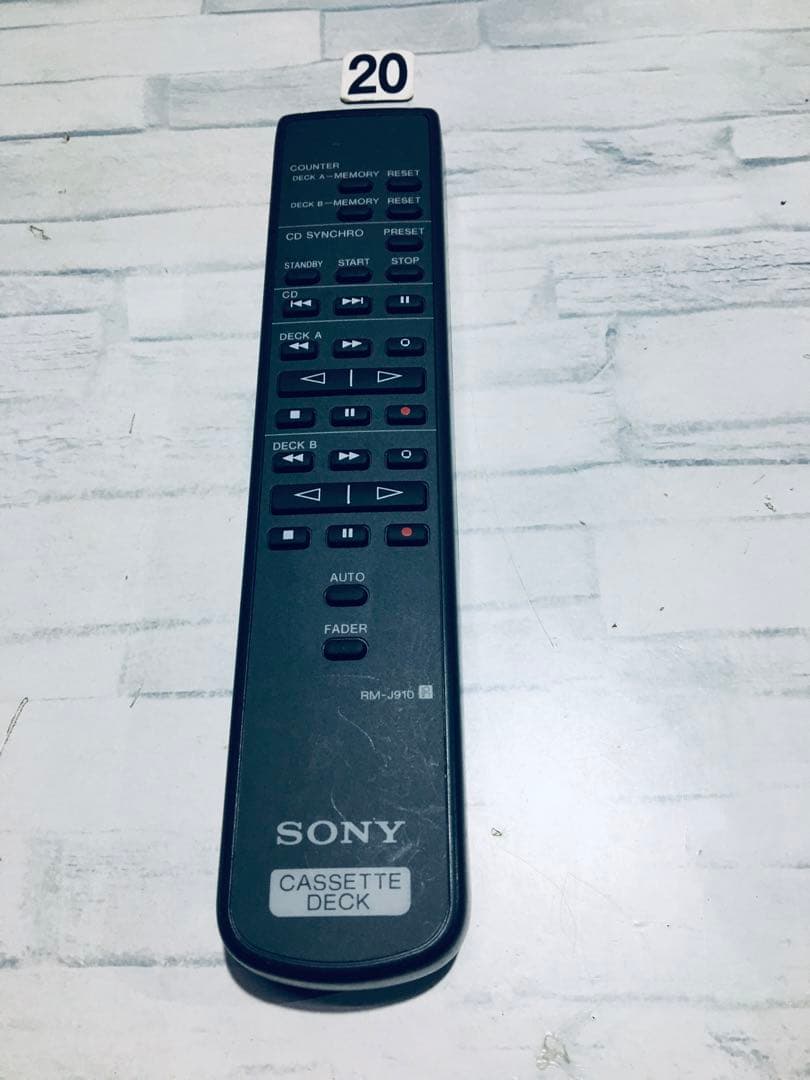 保証あり]SONY オーディオリモコン RM-J910 - メルカリ