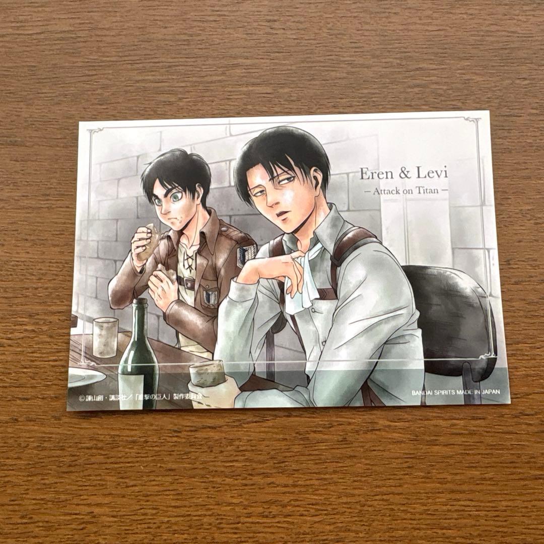 進撃の巨人 リヴァイ エレン 公式ネットプリント ブロマイド