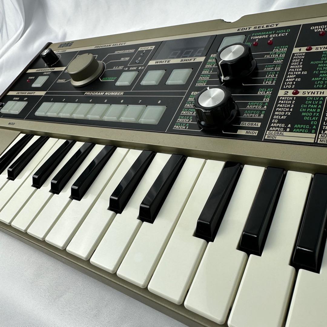 美品】micro KORG シンセサイザー 37鍵 純正アダプター マイク付属