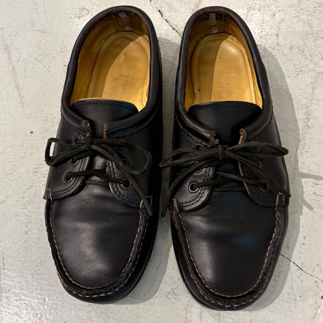 QUODDY BLUCHER MOCCASIN BLACK 26センチ