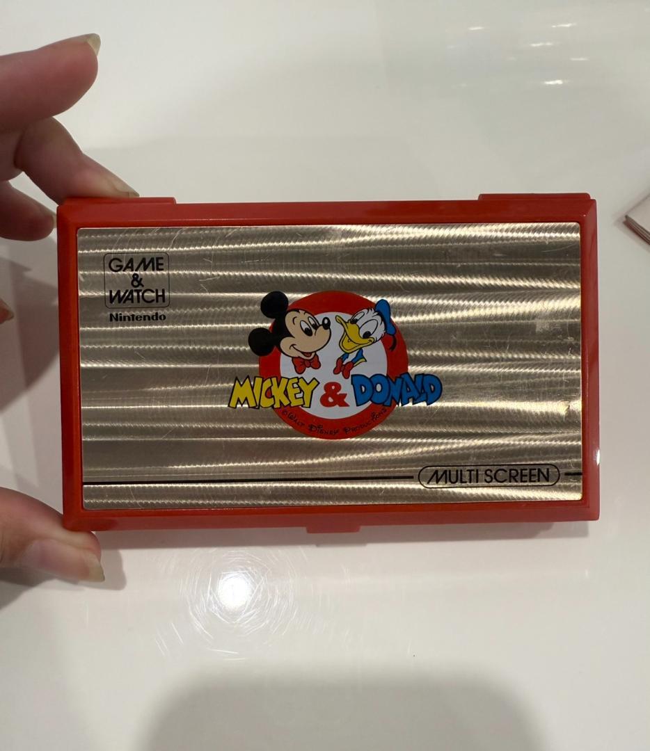 Nintendo ゲームウォッチ ミッキー＆ドナルド レトロゲーム NINTENDO GAME AND & WATCH Mickey & Donald Multi Screen 1983 Direct