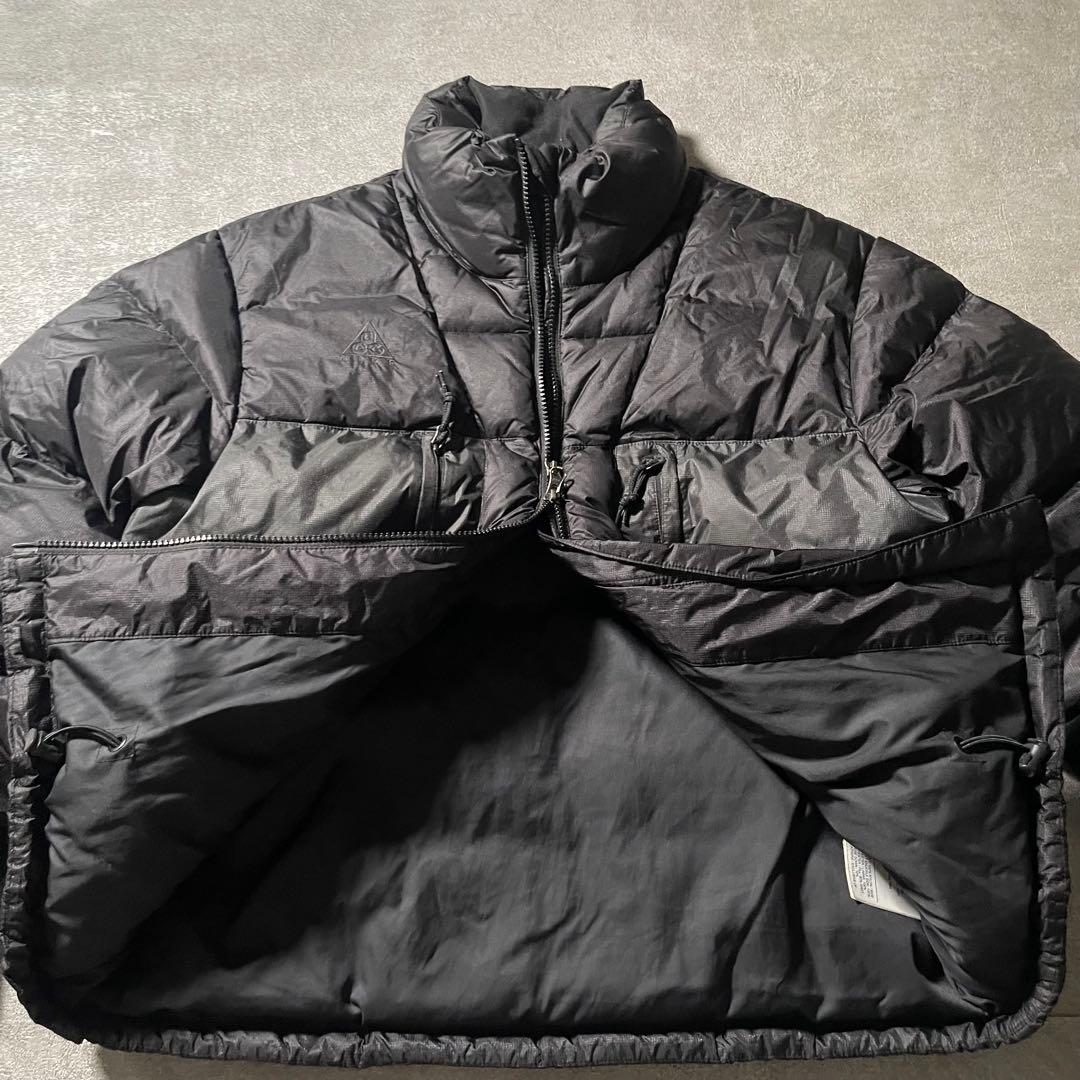 名作19FW NIKE ACG ダウンジャケット M Gore-Tex 黒 肉厚 - メルカリ