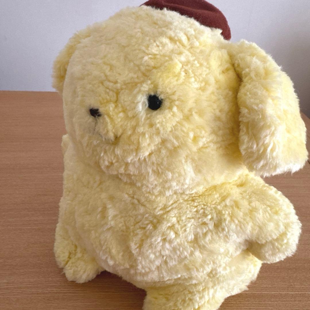 希少 初期 ポムポムプリン ぬいぐるみ 1996年 大きめ Mサイズ - メルカリ