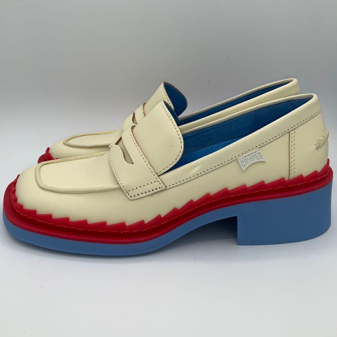 s*a様 ほぼ未使用●カンペール●ローファー Taylor サイズ39 ホワイト K201320-001_DF.jpg