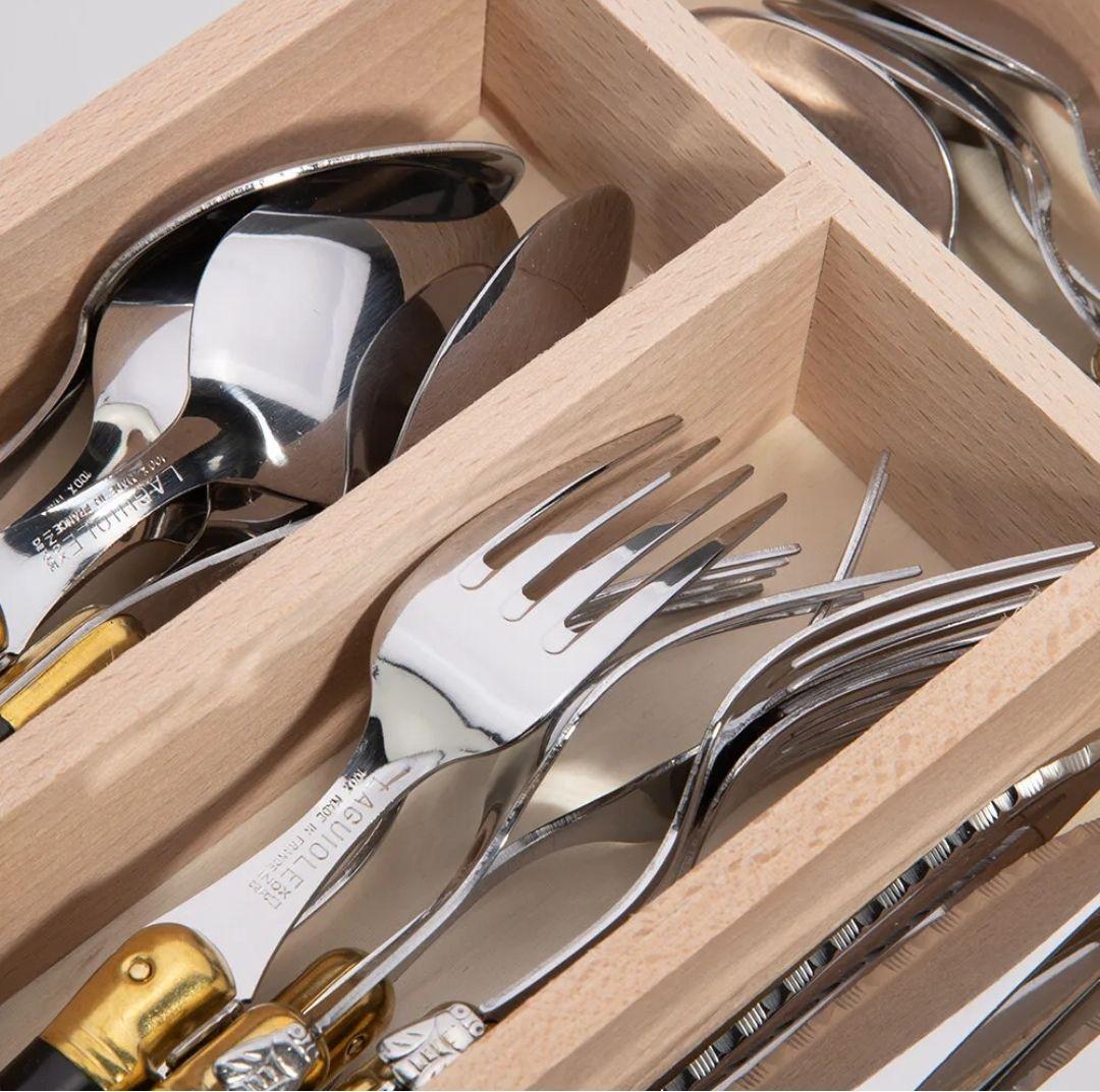 ラギオール ライヨール カトラリー ゴールドハンドル 希少 シャトー