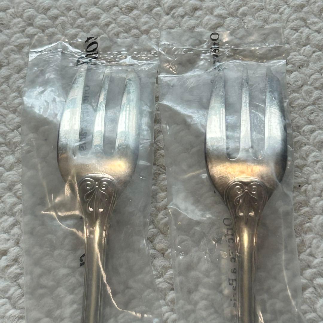 新品未開封品 クリストフルシルバー マルメゾン ケーキフォーク 2客
