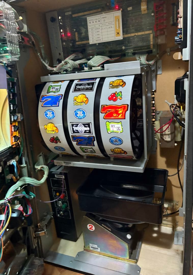 ジャンク 送料込み 初代 天下布武 4号機 パチスロ実機 コイン不要機付