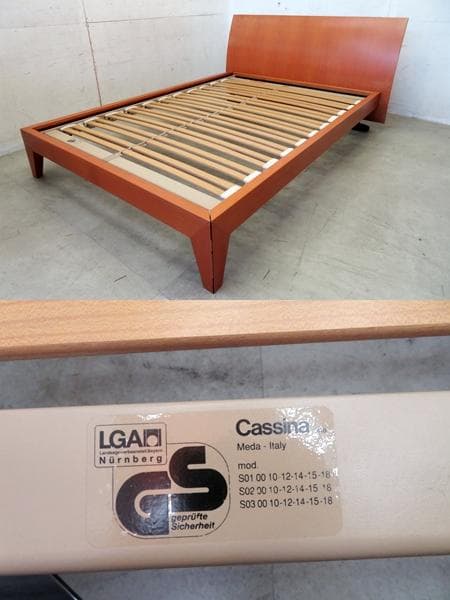 美品□カッシーナ□JUNO□ダブルサイズ□ベッドフレーム□50万