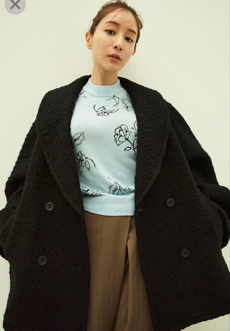 nb付き MINAMI TANAKA×CLANE OVER TWEED COAT - メルカリ