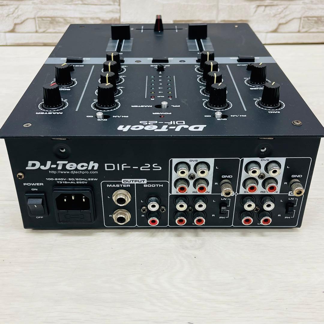 DJ-Tech DJミキサー スクラッチミキサー DIF-2S - メルカリ