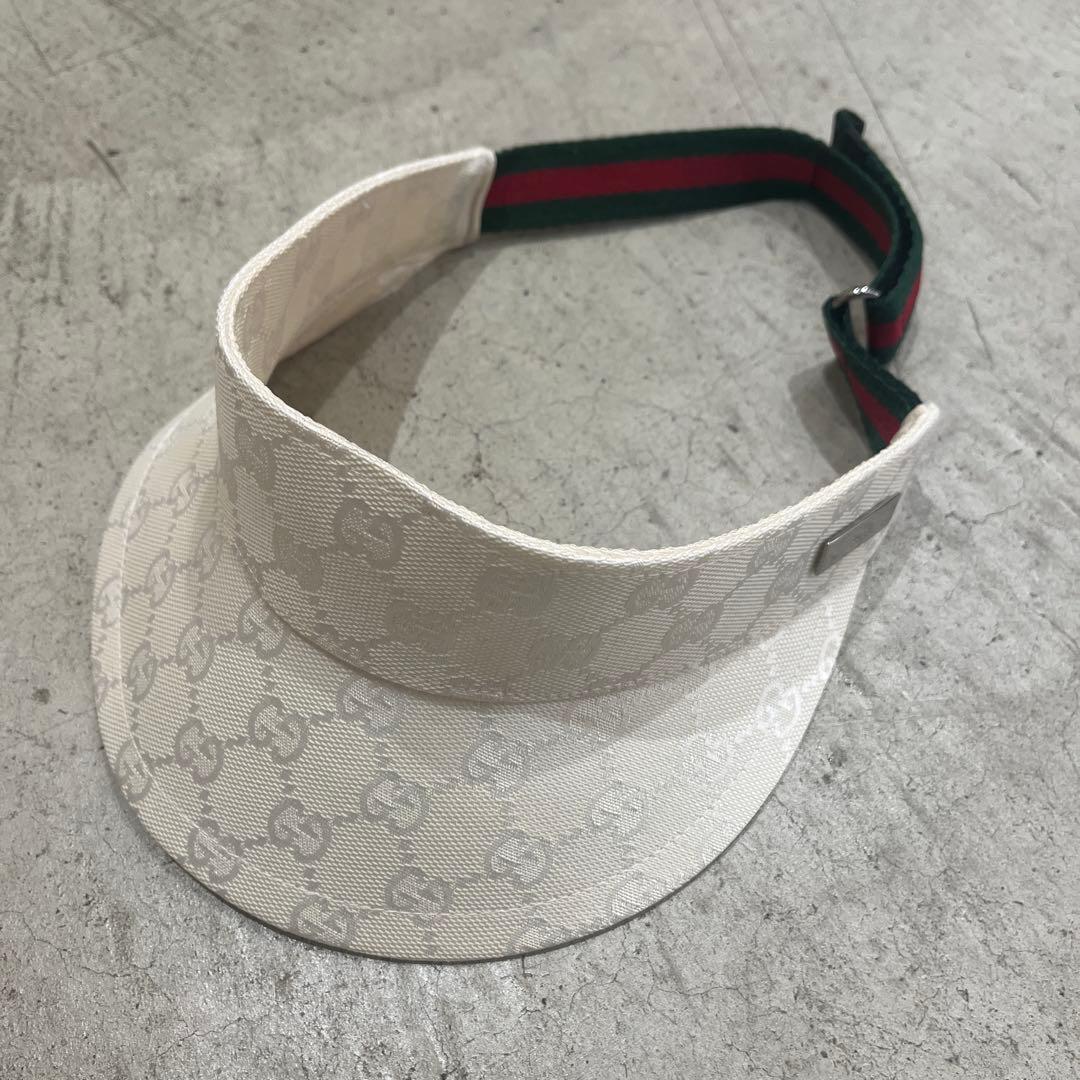 GUCCI グッチ　サンバイザー 楽天市場】グッチ GUCCI 帽子 サンバイザー 新作 GUCCI 262020-FFKPG