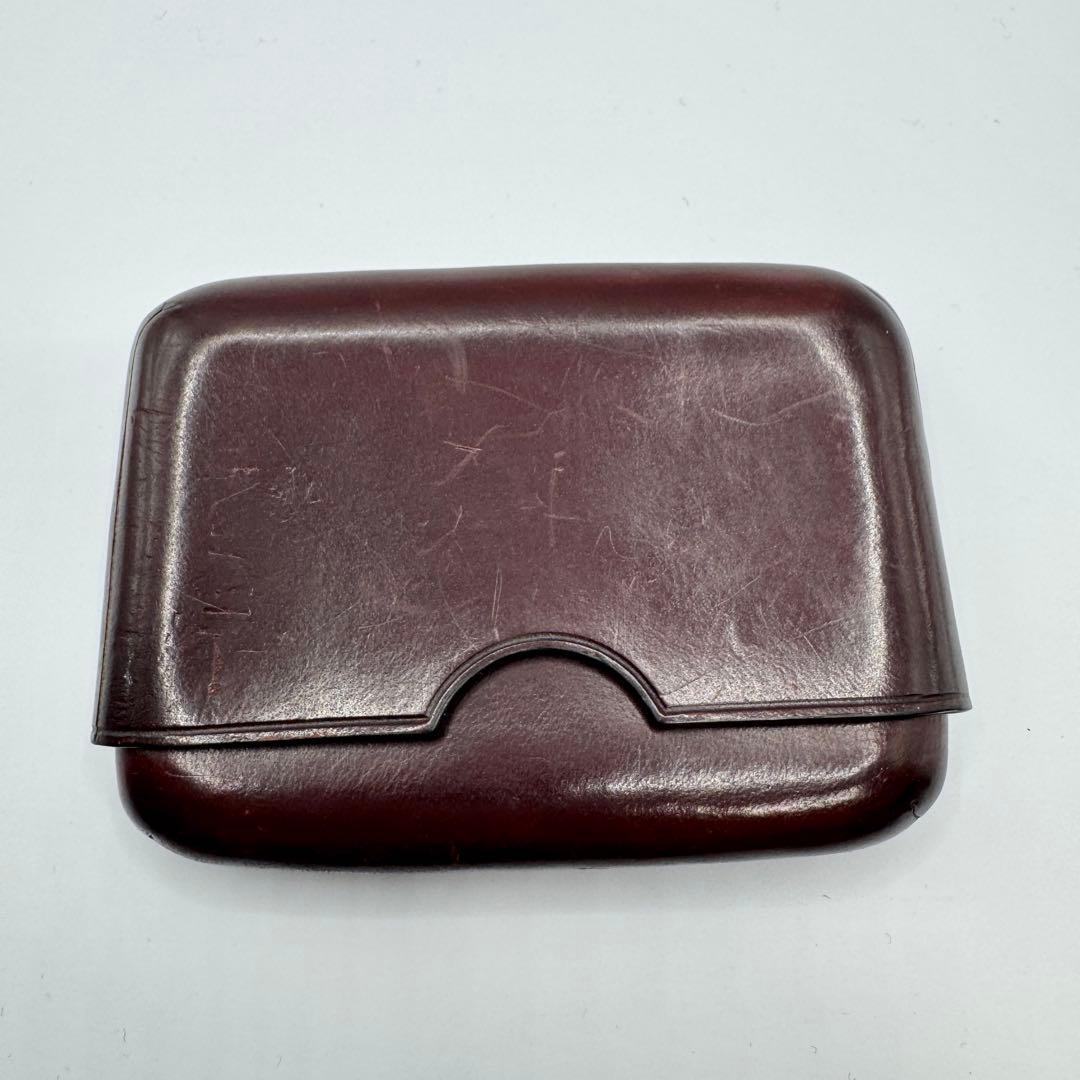 ガンゾ マエストロ2 名刺入れ ヨコ型(M) ブラウン - メルカリ