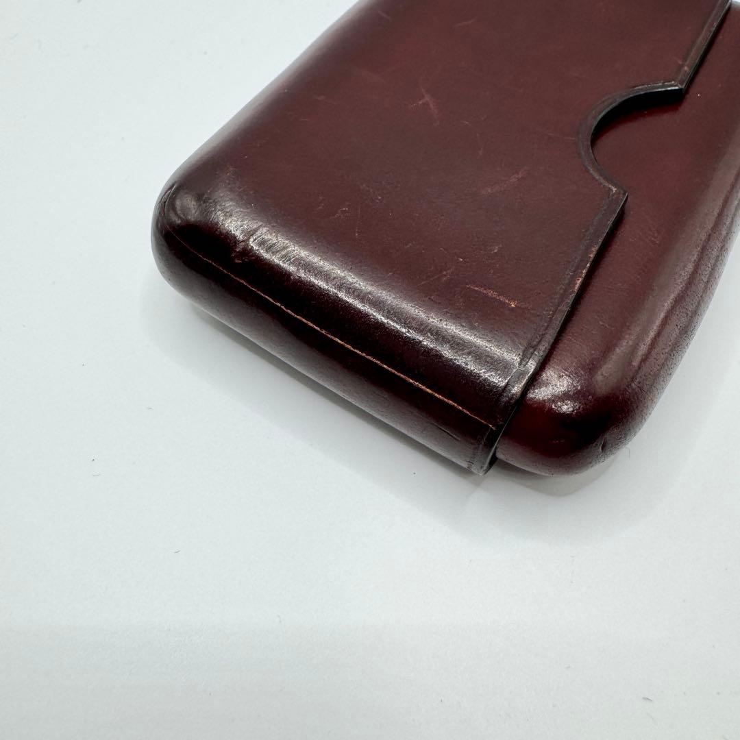 ガンゾ マエストロ2 名刺入れ ヨコ型(M) ブラウン - メルカリ