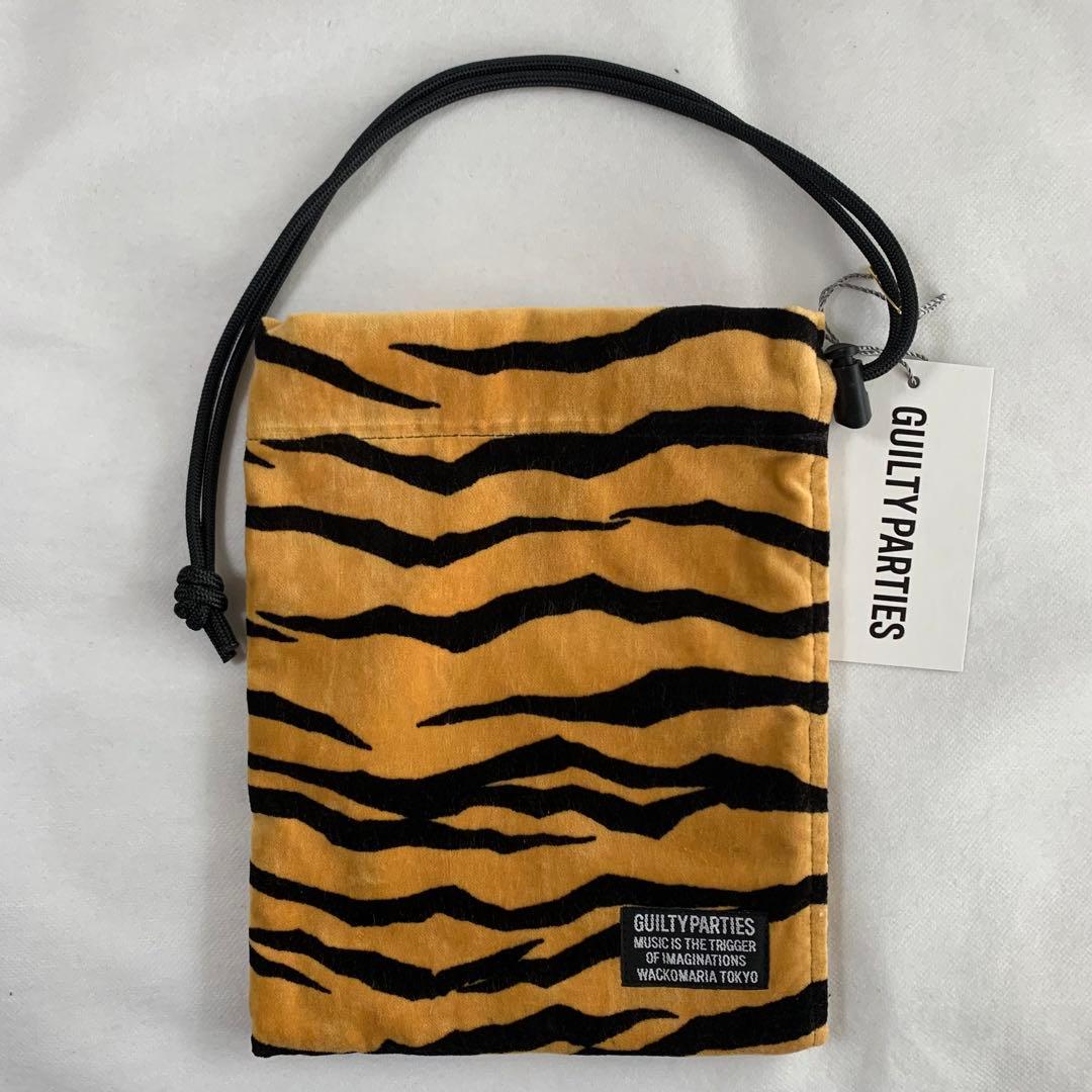 黄【WACKOMARIA】TIGER SHOULDER POUCH／新品／送料込 中古・古着通販】WACKO MARIA (ワコマリア) LEOPARD SMALL SHOULDER