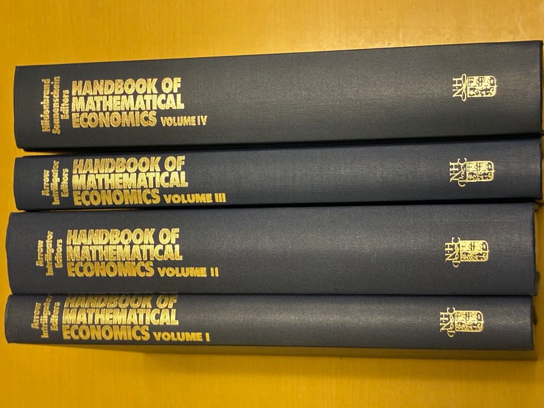 洋書 Handbook of Mathematical Economics Handbook of mathematical economics : Free Download, Borrow, and
