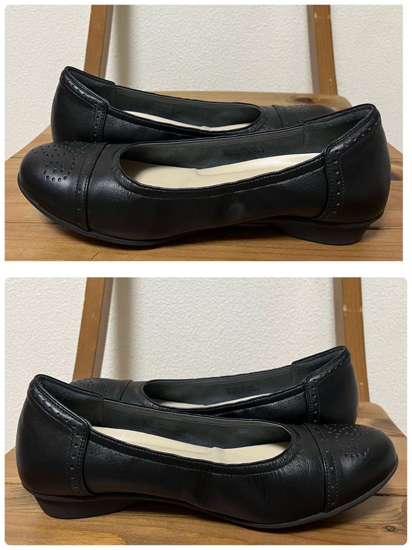 アシックスペダラ asics pedala パンプス 23.5cm 黒