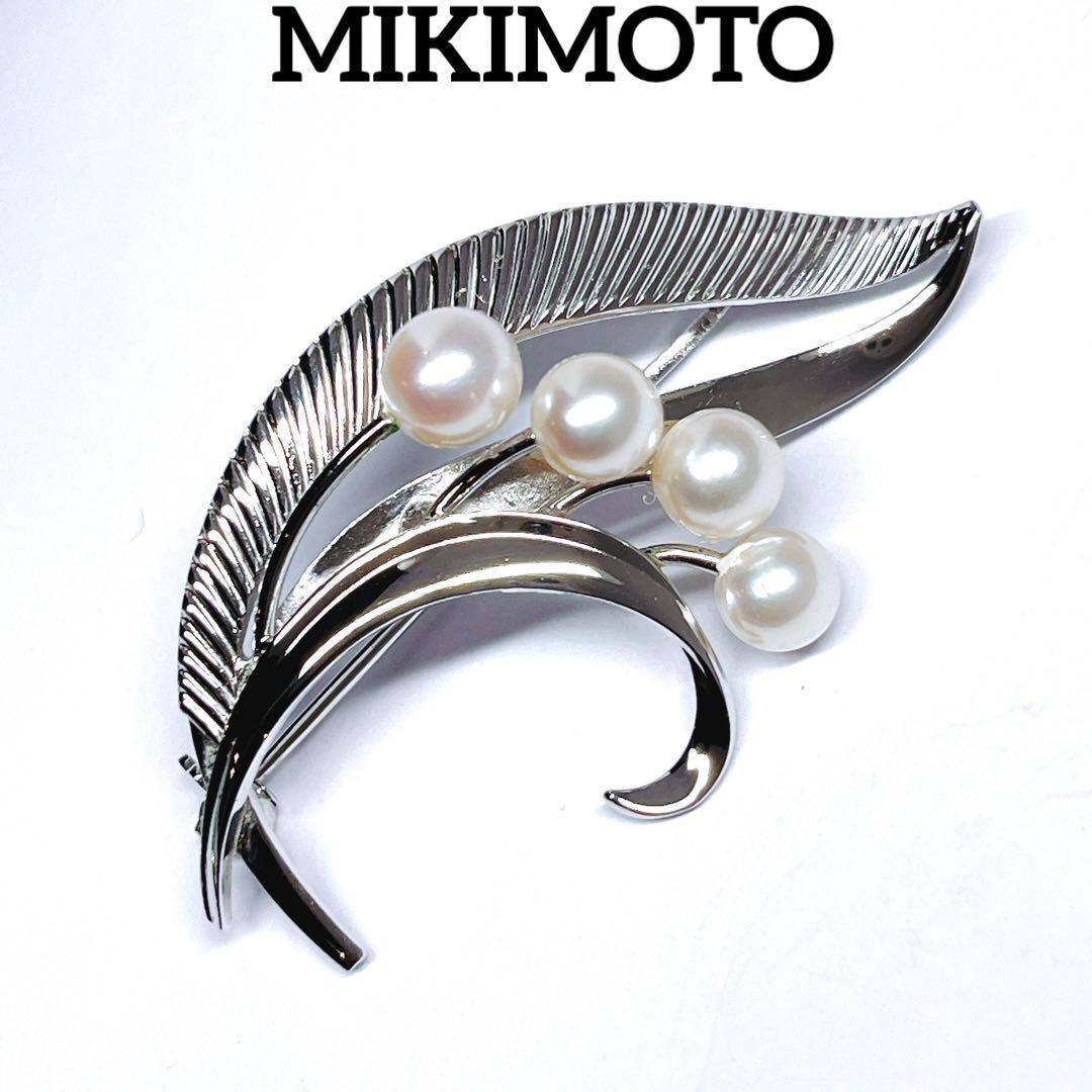 美品✨MIKIMOTO ミキモト パール　ブローチ　リーフ　フラワー 楽天市場】ミキモト ブローチ レディース リーフモチーフ 11Pパール