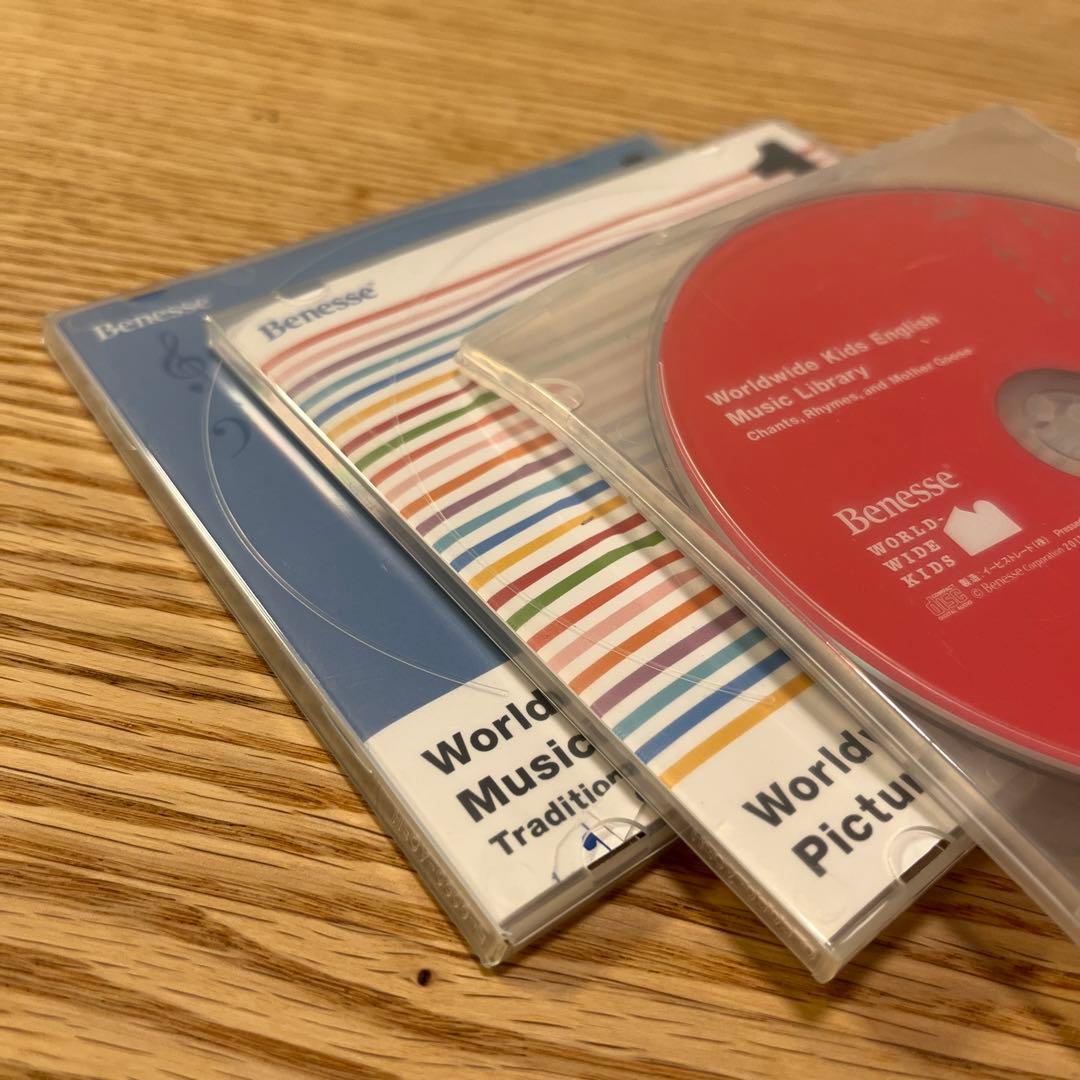 ワールドワイドキッズ STAGE1 6枚 + CD3枚セット - メルカリ