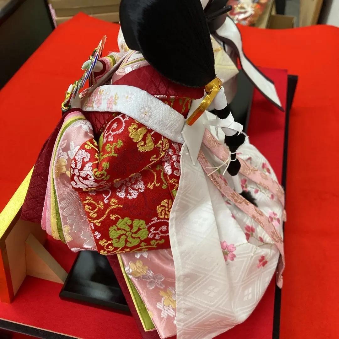 ゆず様専用K8 親王ケース オルゴールつき 立ち雛 アクリルケース 巾48