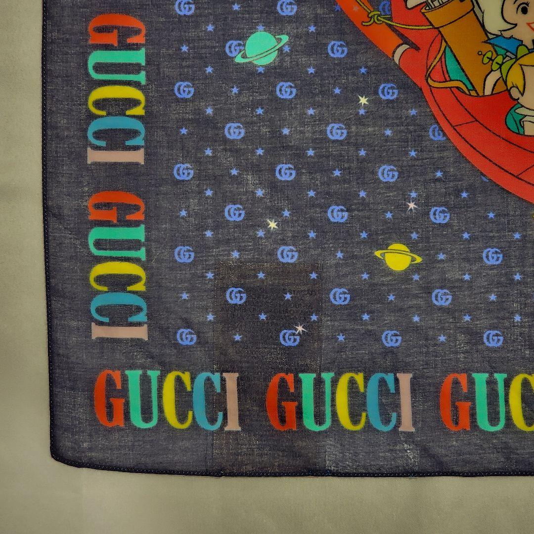 ☆GUCCI × THE JETSONS☆ハンカチ ジェットソンコラボ ネイビー - メルカリ
