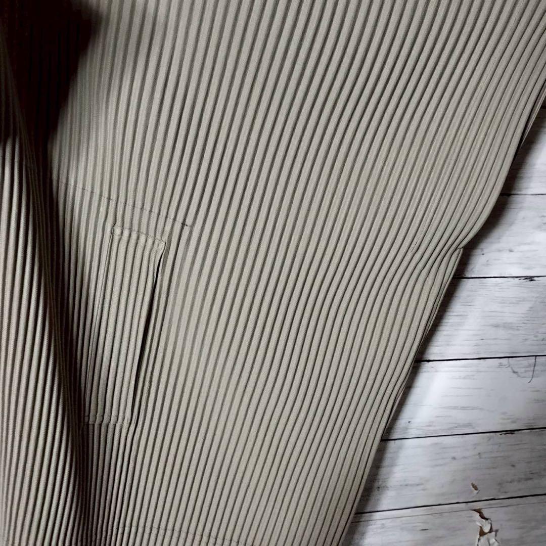 オムプリッセイッセイミヤケ フーディ ポンチョカーディガン マント