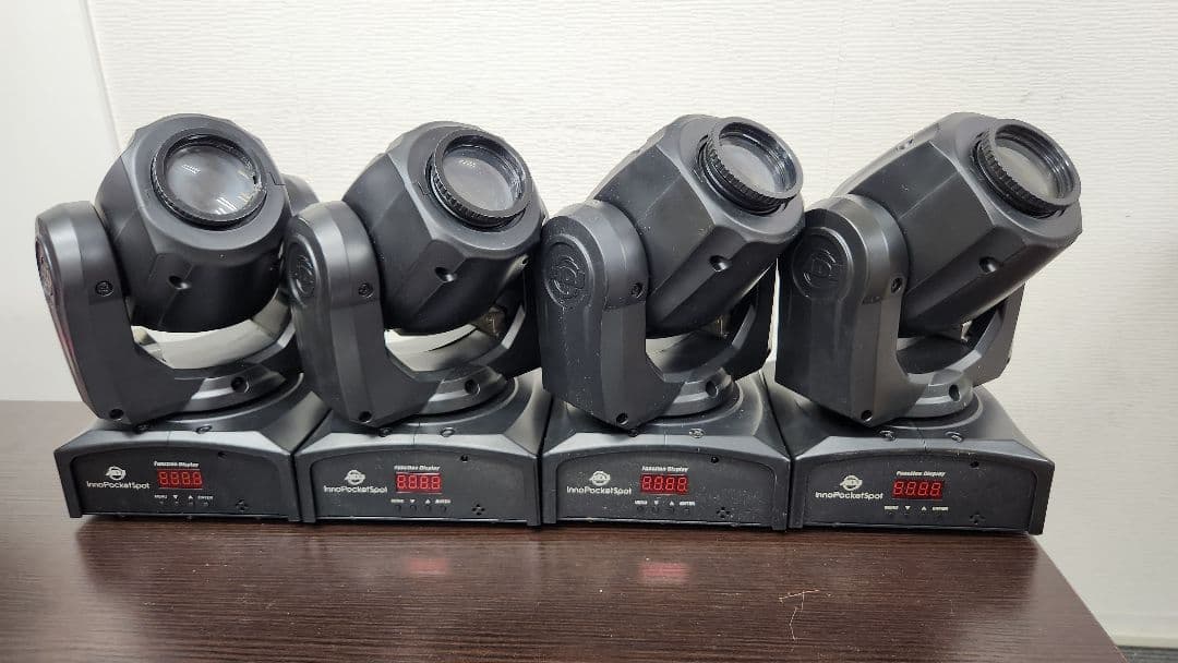 ムービングライト ADJ イノポケットスポット中古 4台セット ムービングライト ADJ イノポケットスポット中古 4台セット ムービング