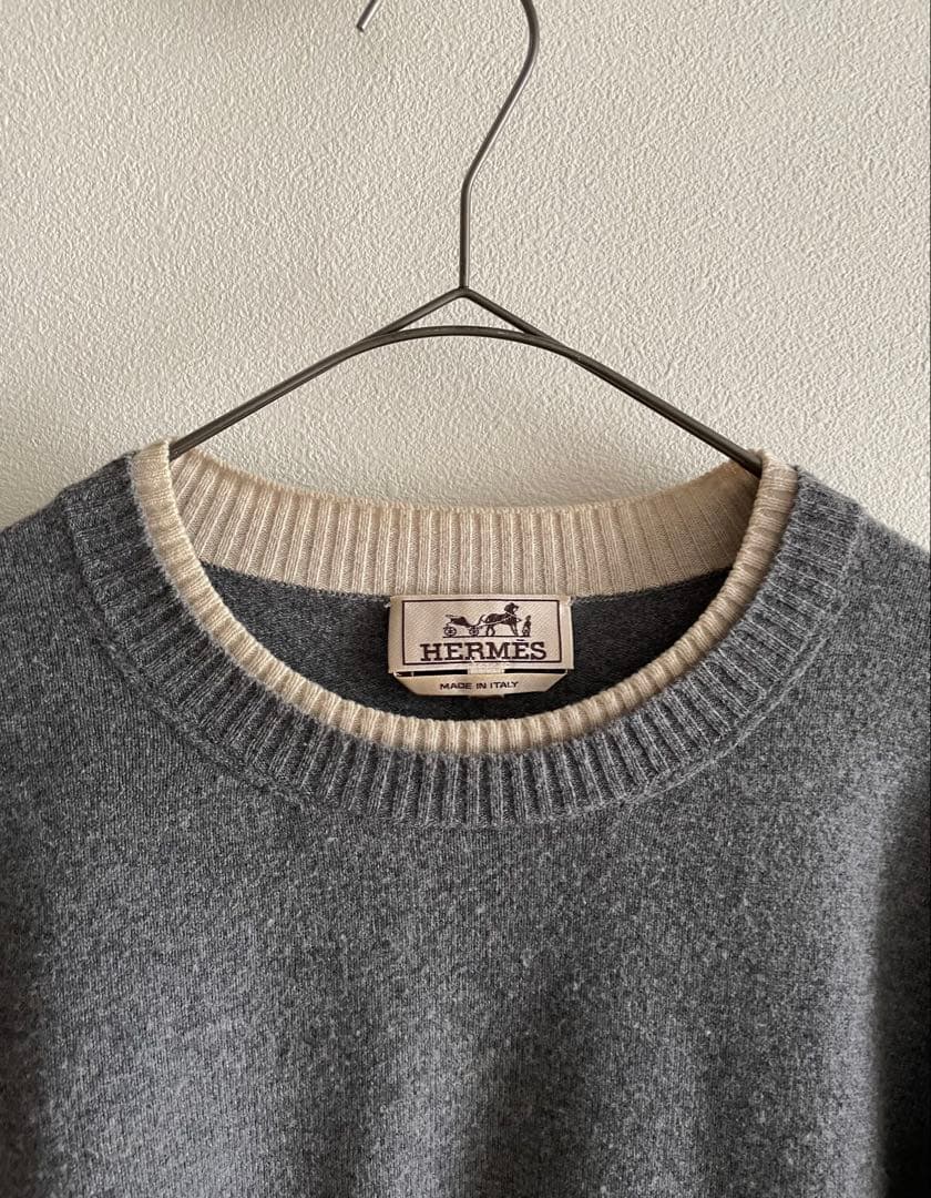 名品図鑑】 mid00s Hermes pure wool sweater