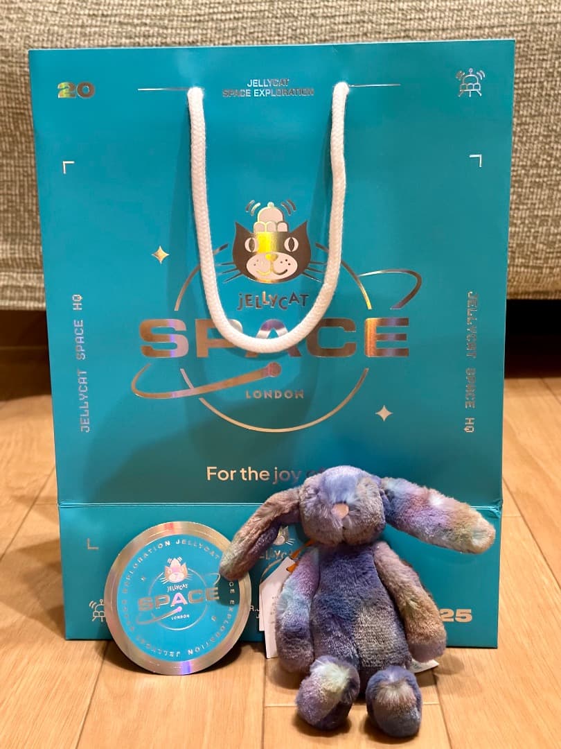 jellycat SPACE zodhihop luxe bunny チャーム - メルカリ