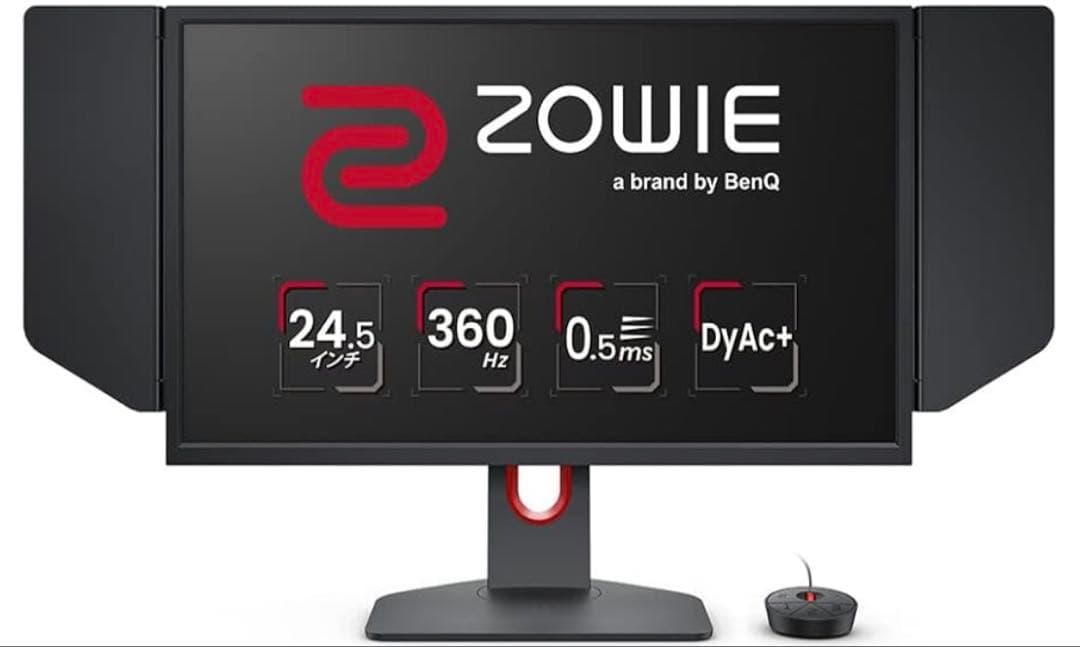 【美品】BenQ ZOWIE XL2566K 24.5 360hz モニター XL2566K 360Hz Fast-TN Gaming Monitor with DyAc+ for Pro FPS