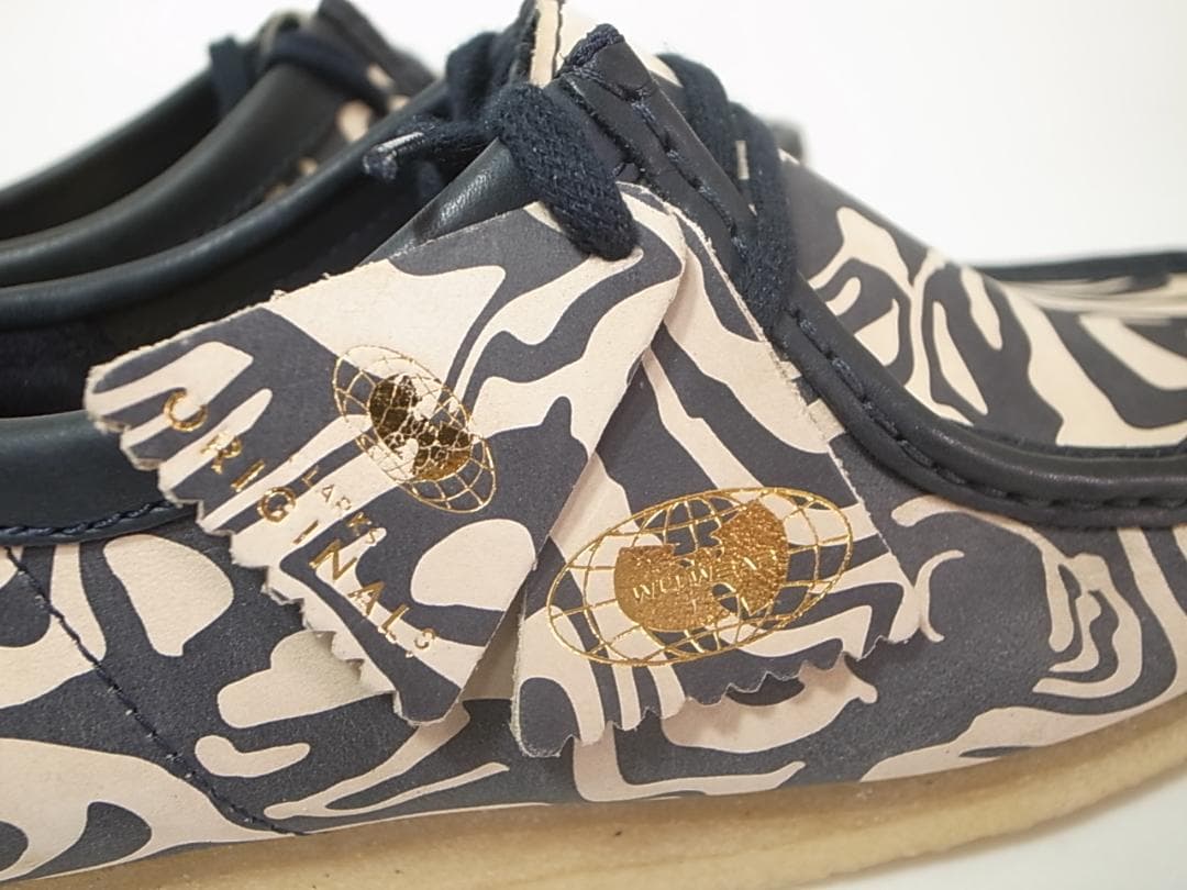 クラークスx Wu Wear別注WallabeeWW Loネイビー紺25.5cm - メルカリ