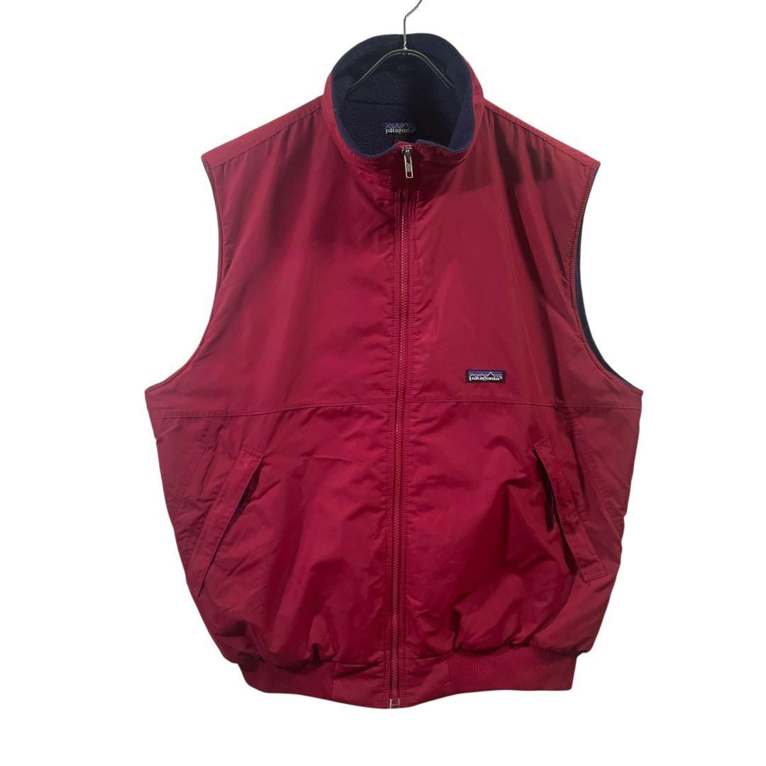 90s patagonia シェルドシンチラベスト　フリース　XL 90s patagonia シェルドシンチラ ベスト M/usa製 緑 グリーン
