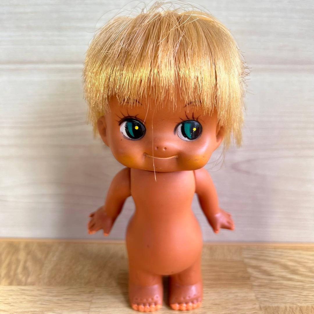 昭和レトロ セキグチ ローラちゃん ソフビ 人形 クロンボ フィギュア