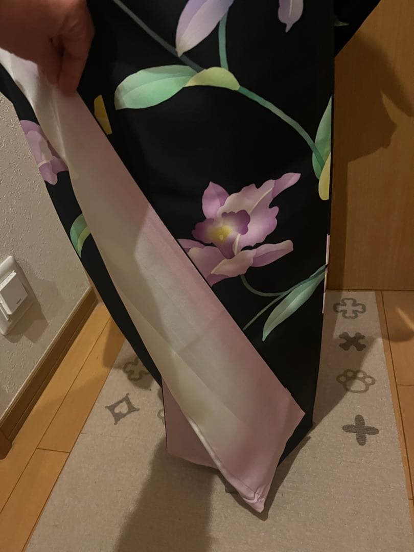 レオナールのような小紋　横浜じざいや誂え　裄68cm