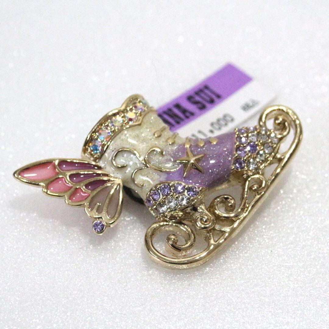 アナスイ スケート靴 ブローチ 新品未使用 2個セット - メルカリ