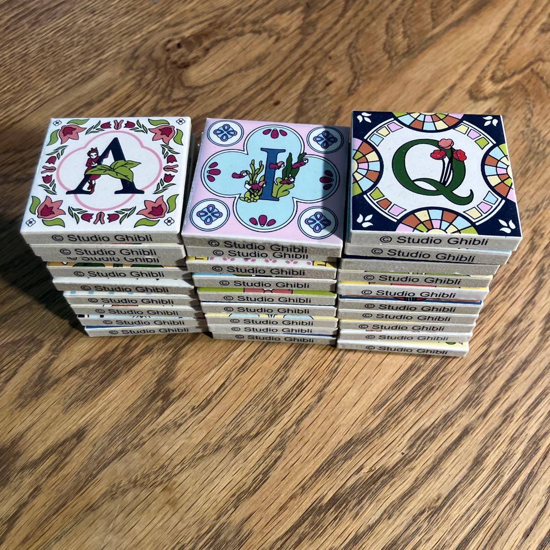 ジブリパーク アルファベットタイル 28個セット(&が2つあります