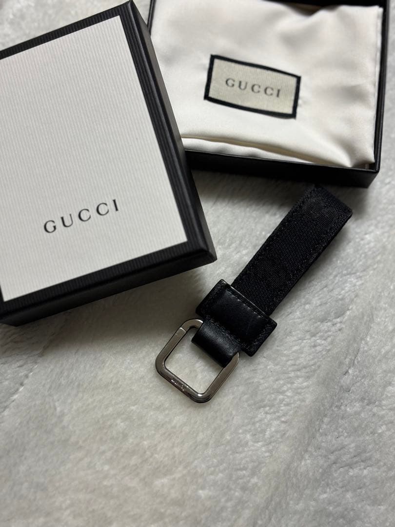 GUCCI GG キャンバス キーリング キーホルダー GUCCI（グッチ） [在庫処分] キーホルダー キーチェーン アクリル ロゴ