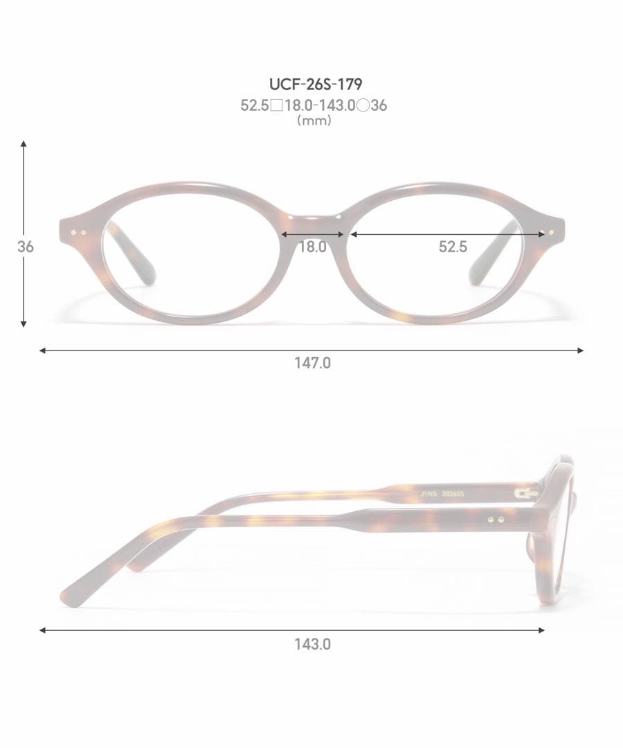 2026SS】JINS オーバル 度なし カラーレンズ - メルカリ