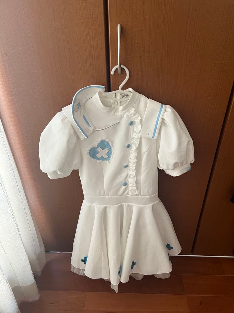 マリームーン ナース服 ラブティントスカルナース ホワイト