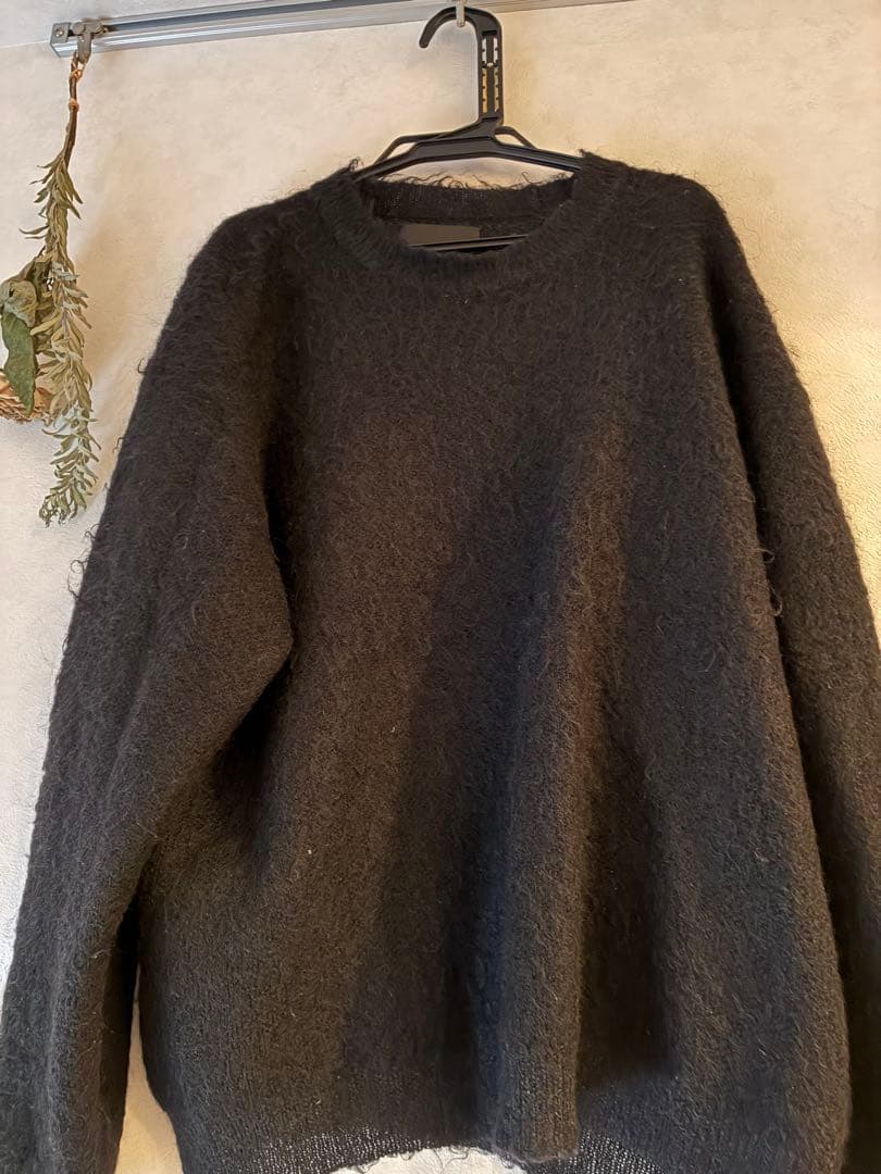 YOKE モヘア ニット ブラック 別注 GRADATION MOHAIR KNIT PULL OVER | YOKE(ヨーク) / トップス