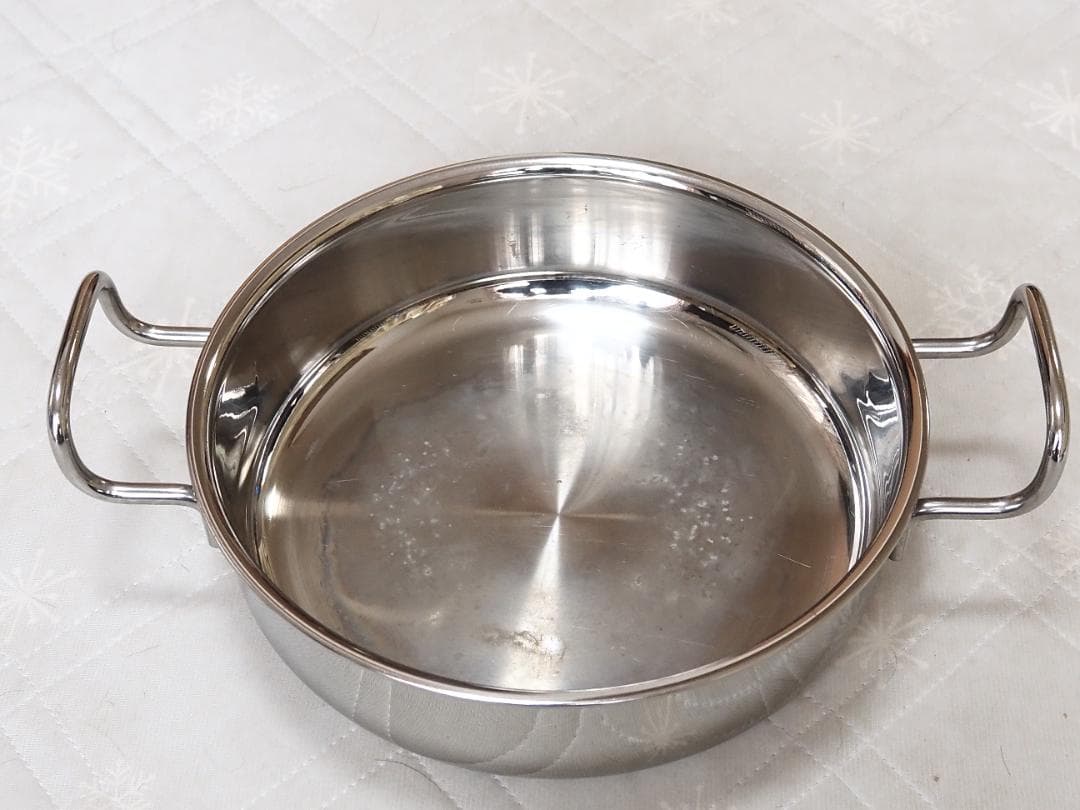 宮崎製作所ジオプロダクト 蒸し器ステンレス鍋 　25cm　3.4ｌ