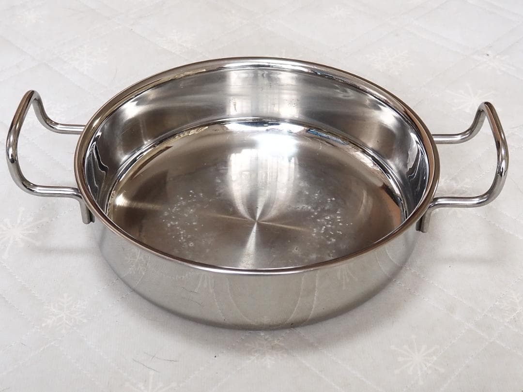 宮崎製作所ジオプロダクト 蒸し器ステンレス鍋 　25cm　3.4ｌ