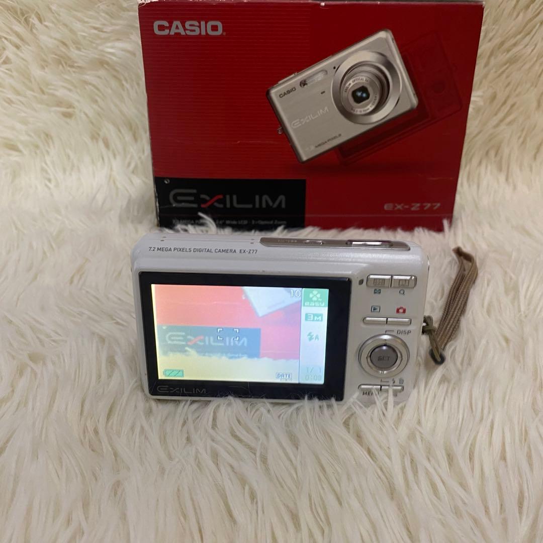 極上品【動作確認済】CASIO カシオ EXILIM EX-Z77 レトロカメラ - メルカリ