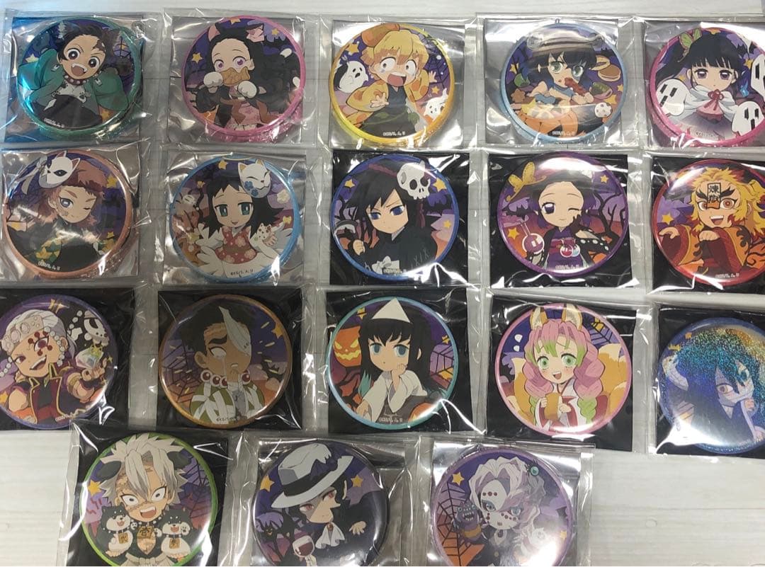 鬼滅の刃　ハロウィン　2019 缶バッジ　コンプリートセット 鬼滅の刃ハッピーハロウィン」開催！(10/16~11/4)ufotable DINING新宿