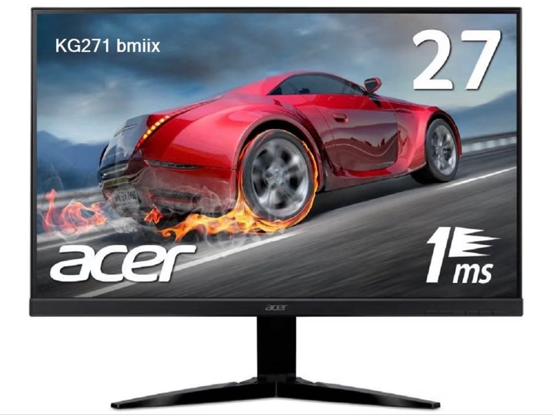 【おまけ付】Acer ゲーミングモニター KG271 bmix 27インチ Amazon.co.jp: Acer ゲーミングモニター KG271bmiix 27インチ 応答速度