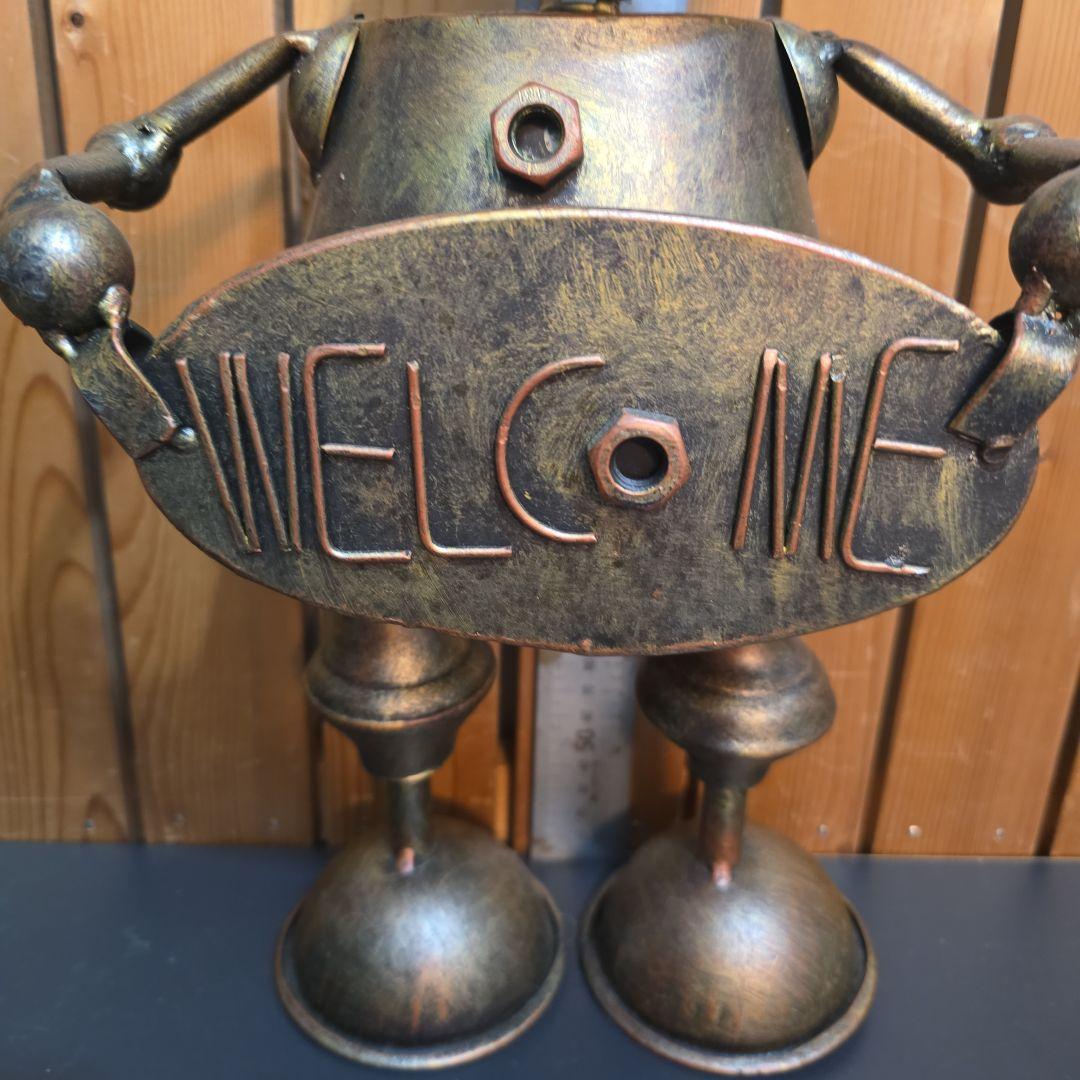 アンティーク 金属製オブジェ ロボット044 - メルカリ