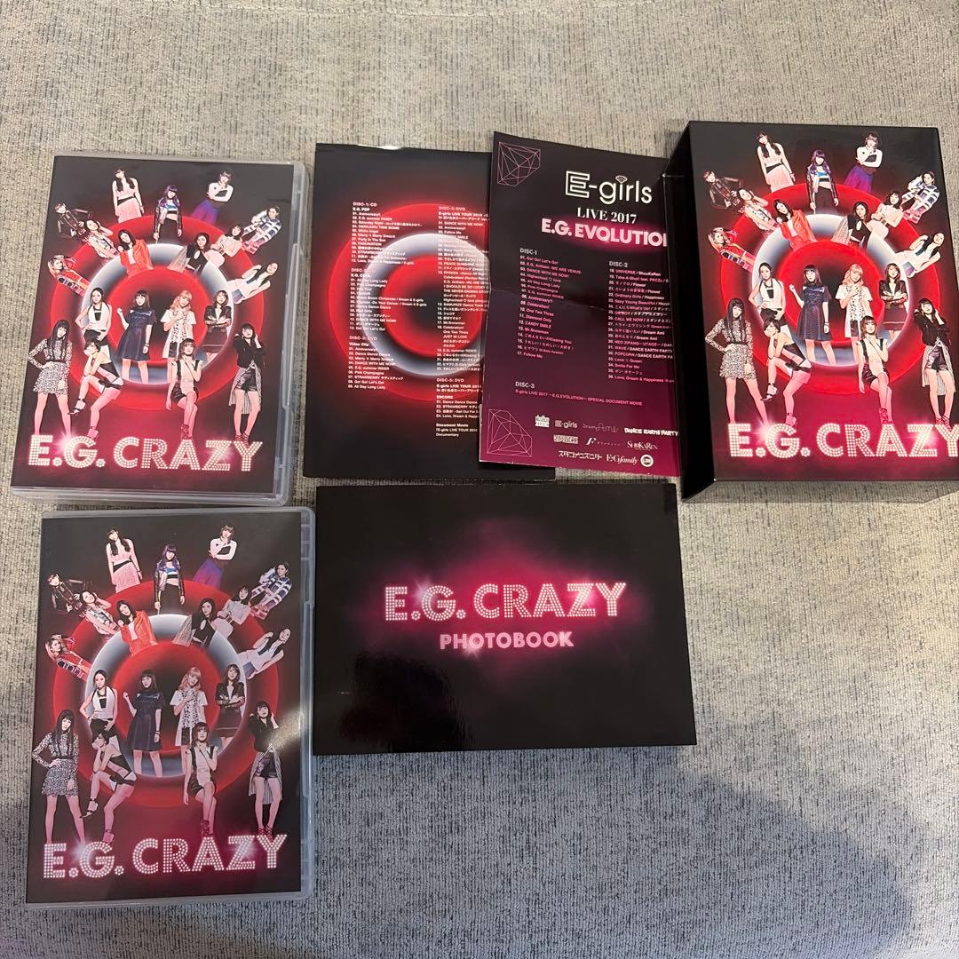 E-girls E.G.CRAZY 〈CD2枚 DVD3枚 5枚組〉」 - メルカリ